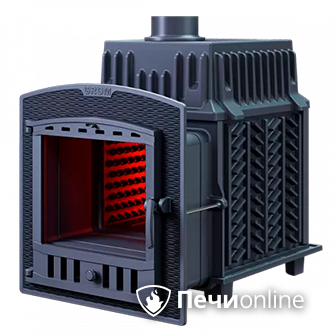 Дровяная печь-каменка Гефест Гром 30 (П2) в Бердске